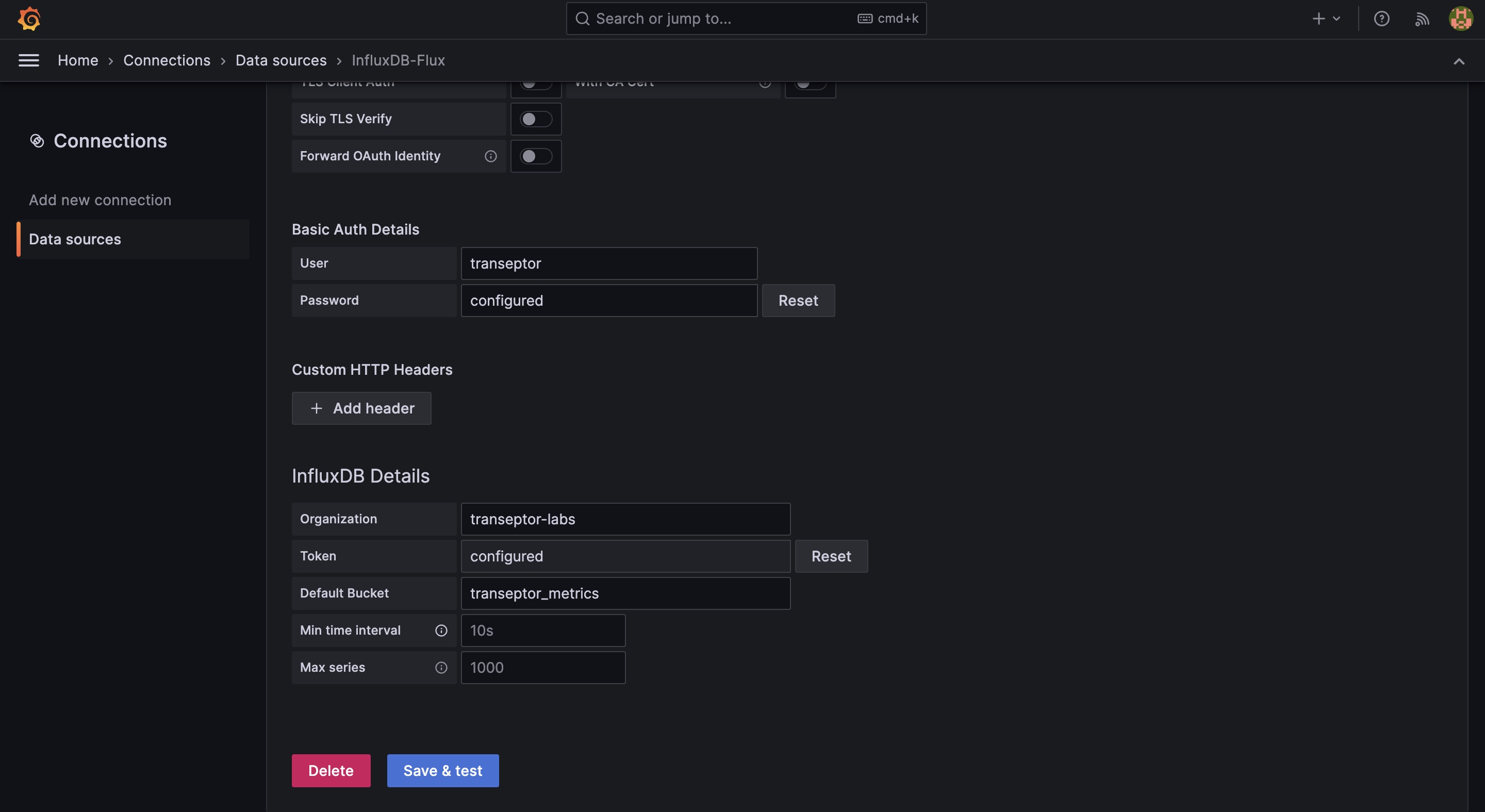 flux data source config two